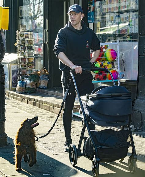 Tom Hiddleston is seen for the first time since he became a father | Daily Mail Online