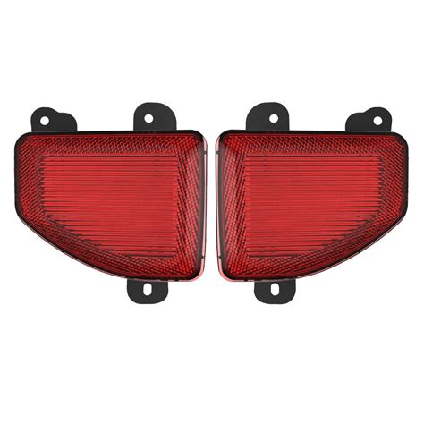 Smoked/Red Jeep JL Rear Bumper Lights 2018+ Jeep Wrangler JL Led Rear ...