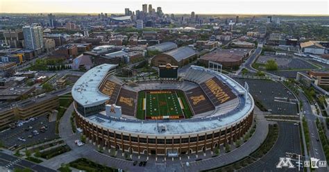 TCF Bank Stadium, Minneapolis MN, Home of Minnesota Golden Gopher ...