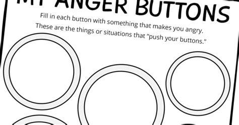 Free Printable Anger Buttons Worksheet | And Next Comes L - Hyperlexia ...