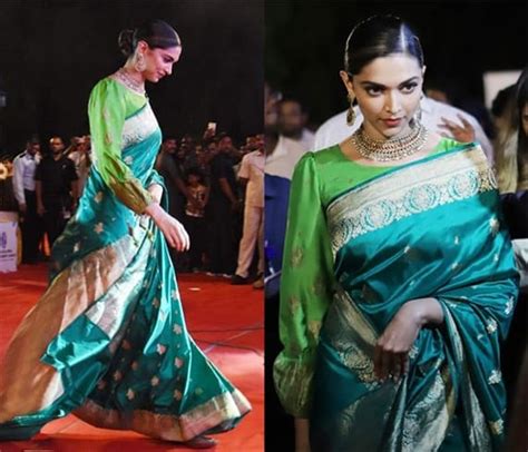 The Gorgeous Deepika Padukone In Saree