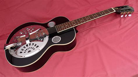 IBANEZ RA100BK Resonator ACOUSTIC DOBRO TYPE GUITAR Slotted Headstock