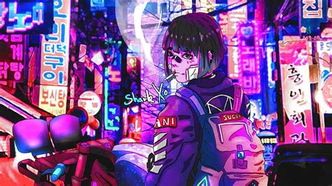 1920x1080px | free download | HD wallpaper: anime, vaporwave ...