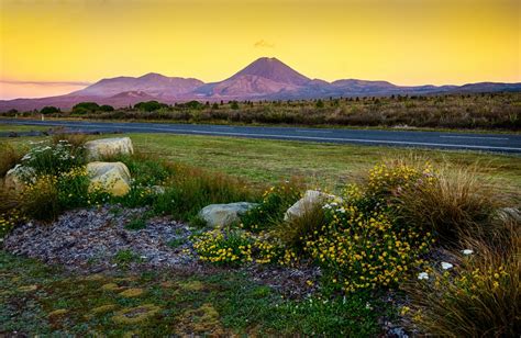 Free Images : landscape, nature, grass, wilderness, mountain, sunset ...