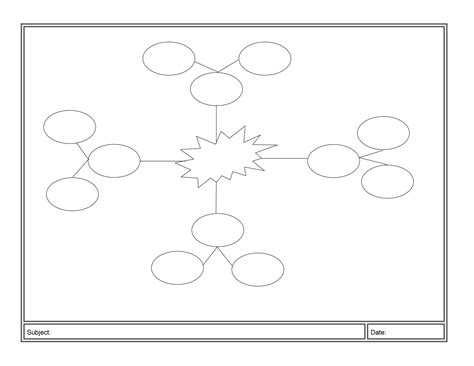 Mind Map Template Free Printable - Printable Templates