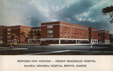 MacNeal Memorial Hospital Berwyn, IL Postcard