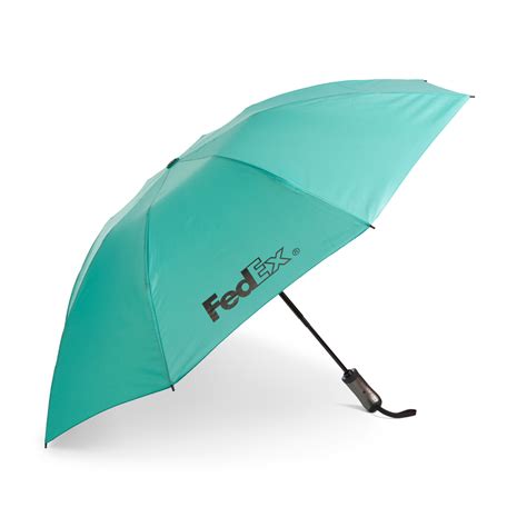 FedEx Inverted Automatic Umbrella – Teal | The FedEx Company Store