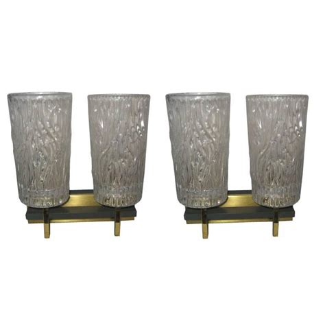 Pair of Spanish Mid-Century Modern Sconces For Sale at 1stDibs