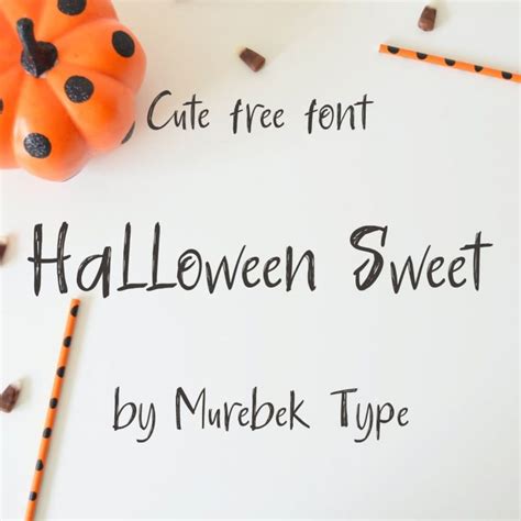 Halloween Sweet - Cute Free Halloween Font – MasterBundles