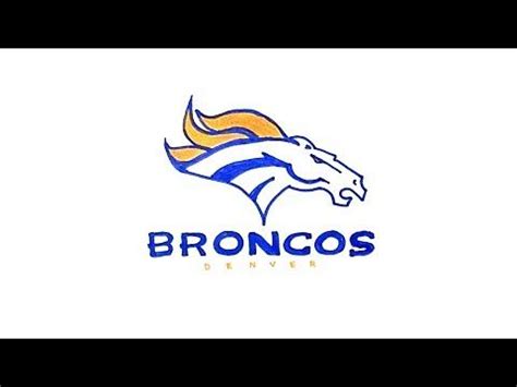 How to Draw the Denver Broncos Logo | Denver broncos logo, Broncos logo, Denver broncos