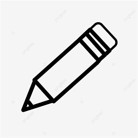 Horizontal Pencil Clip Art Black And White