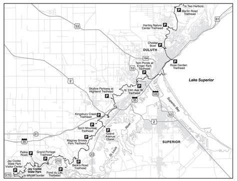 Printable Map Of Duluth Mn
