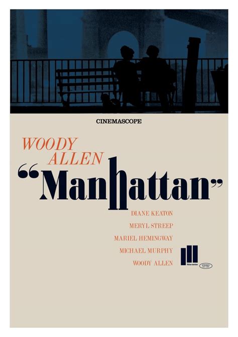 Woody Allen - Manhattan - 1979 | PosterSpy