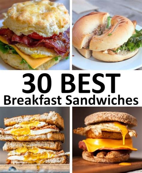 The 30 BEST Breakfast Sandwich Recipes - GypsyPlate