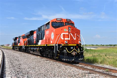 Canadian National 2019 Locomotives CN 3891 and CN 3894 Up Close Shot of the Two Newest/Hottest ...