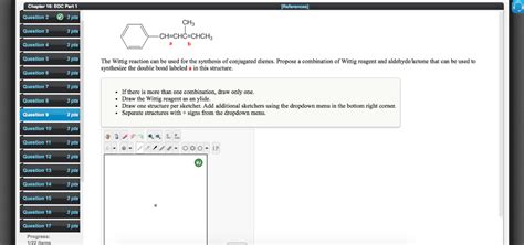 Solved The Wittig reaction can be used for the synthesis | Chegg.com