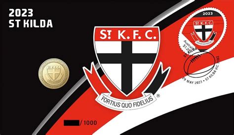 Australia 2023 AFL Teams St Kilda Football Club PNC Only 1,000 Issued - The Purple Penny