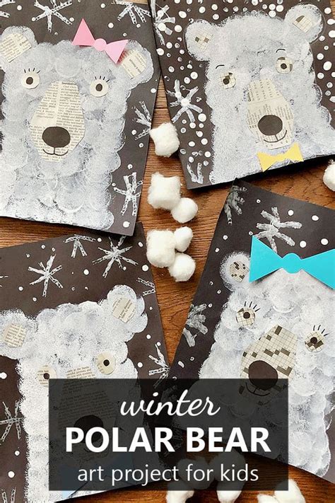 Polar Bear Art Project for Kids | LaptrinhX / News