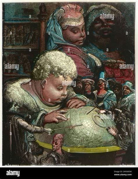 L'education de Gargantua - The Education of Gargantua - illustration from 'Gargantua and ...