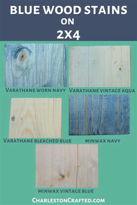 The best Blue Wood Stain Colors