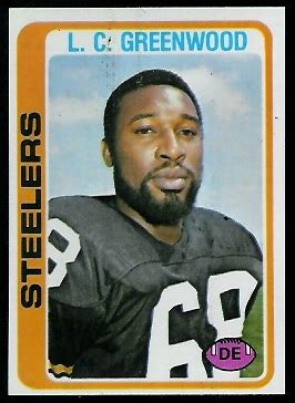 L.C. Greenwood - 1978 Topps #145 - Vintage Football Card Gallery