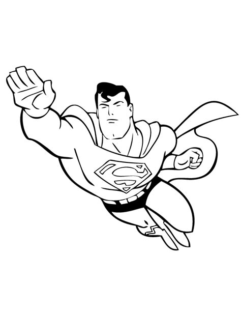 Superman Outline Drawing at GetDrawings | Free download