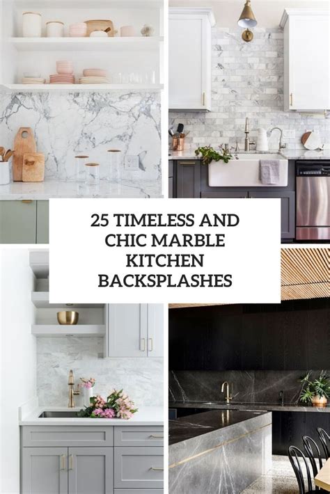 Marble Kitchen Backsplash Ideas – Things In The Kitchen