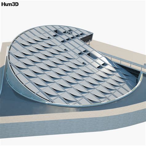 Library of Alexandria Egypt 3D model - Architecture on Hum3D