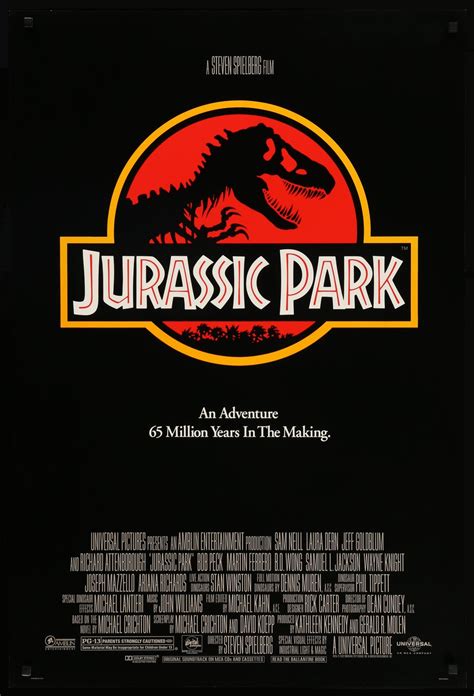 Jurassic Park (1993) One-Sheet Movie Poster - Original Film Art ...