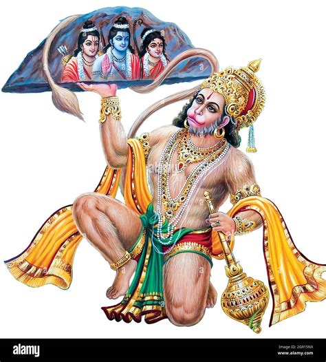 Jai hanuman images Cut Out Stock Images & Pictures - Alamy