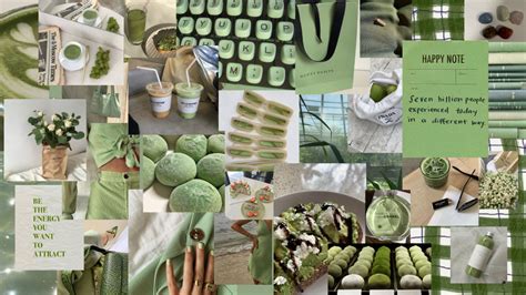 Light Green Sage Green Aesthetic Wallpaper Laptop