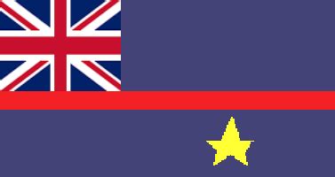 Flag of Jarvis Island if it got colonized by a slightly UK : r/vexillologycirclejerk