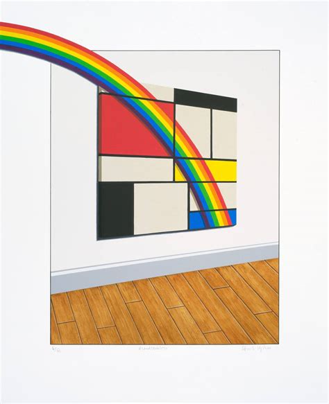 Mondrainbow by Patrick Hughes | Buy Art Online | Rise Art