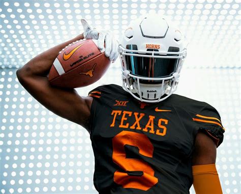 Texas Longhorns Black Jersey Template