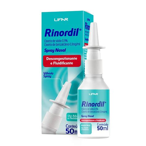 Rinordil 0,9% Spray Nasal 50ml - PanVel Farmácias