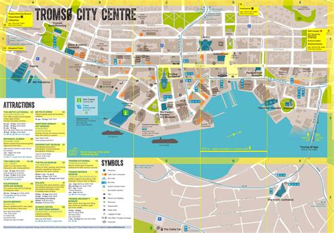 Tromsø tourist map