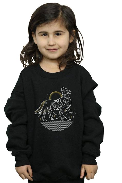 Hoodies & Sweatshirts | Buckbeak Line Art Sweatshirt | Harry Potter