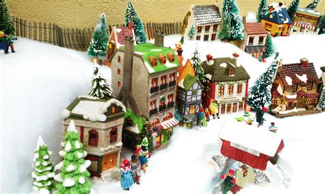 miniature christmas village | Miniature christmas, Christmas village, Christmas
