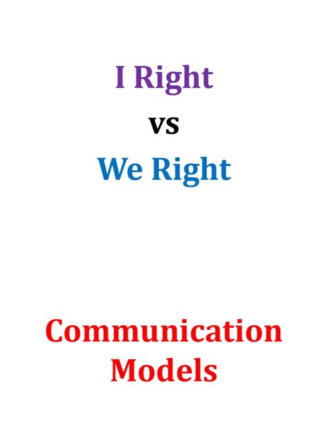 Communication Models | PDF