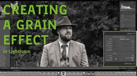 Creating Grain Effect In Lightroom - YouTube