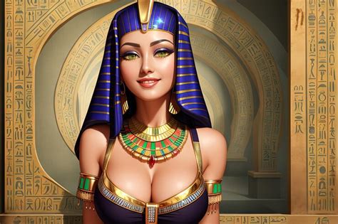 Premium AI Image | The Egyptian queen Cleopatra Ancient Egypt ...