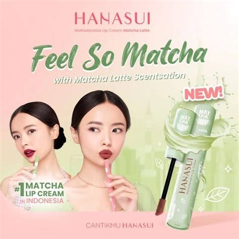 Hanasui Matcha Edition Lip Cream 4gr | Shopee Malaysia