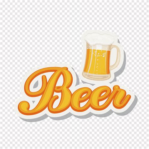 Beer Euclidean Computer file, Yellow Beer Word Word, food, text png | PNGEgg