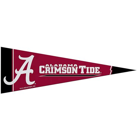 Small Alabama Crimson Tide Pennant Flag 15in x 5in | Party City