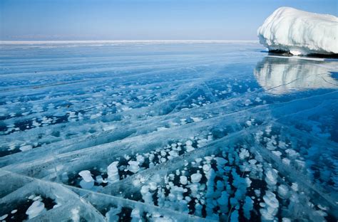 Ice Bubbles in Lake Baikal, Russia | 21 Chilling Places You Must See If ...