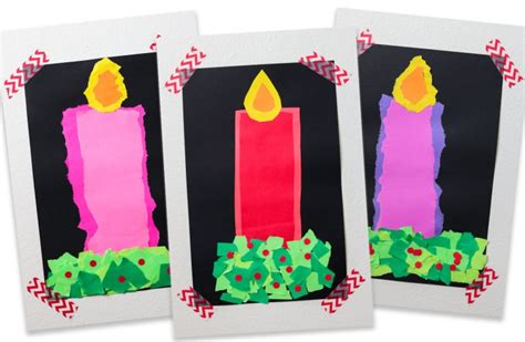 Easy Christmas Candle Craft for Kids (Great for Advent Too!)