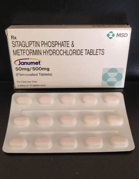 Sitagliptin Phosphate Metformin Hydrochloride Tablets, 1000mg at Rs 345/box in Ahmedabad