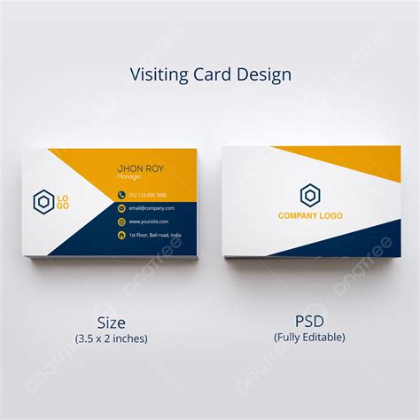 Visiting Card Design Template Download on Pngtree