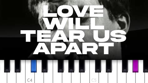 Joy Division - Love Will Tear Us Apart (piano tutorial) - YouTube