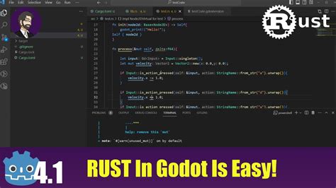 Setting Up Rust in Godot 4.1! Advanced Godot 4! - YouTube